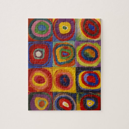 Colour Study of Squares Circles van Kandinsky Legpuzzel (Verticaal)