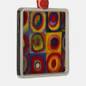 Colour Study of Squares Circles van Kandinsky Metalen Ornament (Rechts)