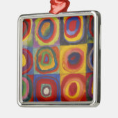 Colour Study of Squares Circles van Kandinsky Metalen Ornament (Links)