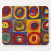 Colour Study of Squares Circles van Kandinsky Muismat (Voorkant)