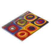 Colour Study of Squares Circles van Kandinsky Notitieboek (Linkerzijde)