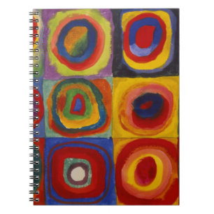 Colour Study of Squares Circles van Kandinsky Notitieboek