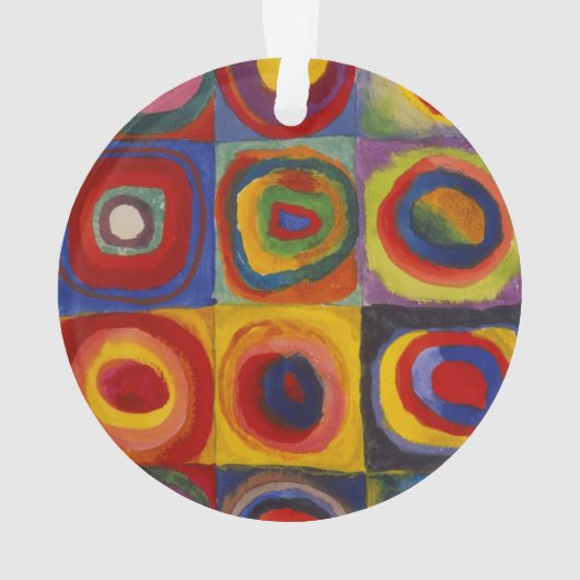 Colour Study of Squares Circles van Kandinsky Ornament (achterkant)