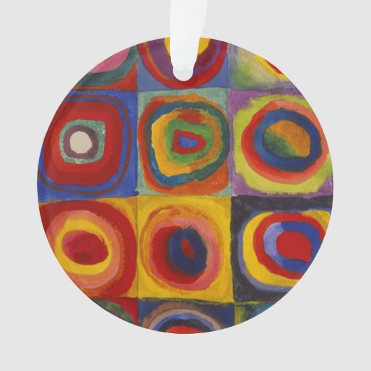 Colour Study of Squares Circles van Kandinsky Ornament (voorkant)