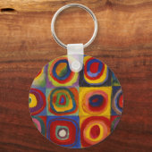Colour Study of Squares Circles van Kandinsky Sleutelhanger (Voorkant)