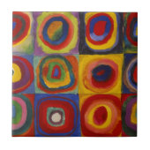 Colour Study of Squares Circles van Kandinsky Tegeltje (Voorkant)