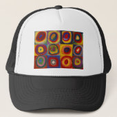 Colour Study of Squares Circles van Kandinsky Trucker Pet (Voorkant)