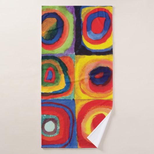Colour Study van Wassily Kandinsky Badhanddoek (Badhanddoek)