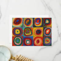 Colour Study van Wassily Kandinsky