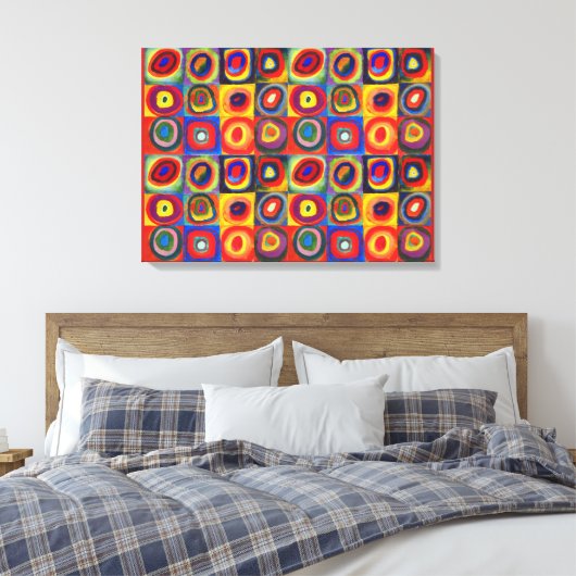 Colour Study van Wassily Kandinsky Canvas Afdruk (Insitu (Slaapkamer))