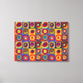 Colour Study van Wassily Kandinsky Canvas Afdruk (Voorkant)