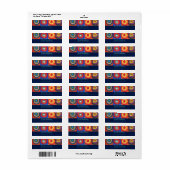 Colour Study van Wassily Kandinsky Etiket (Full Sheet)