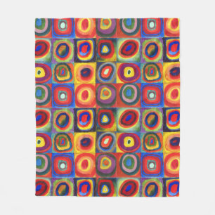 Colour Study van Wassily Kandinsky Fleece Deken