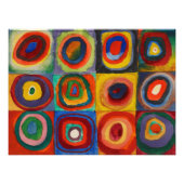 Colour Study van Wassily Kandinsky Foto Afdruk (Voorkant)