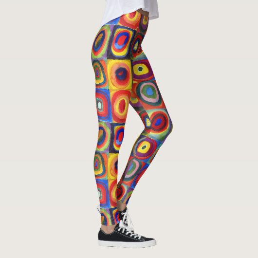 Colour Study van Wassily Kandinsky Leggings (Rechts)