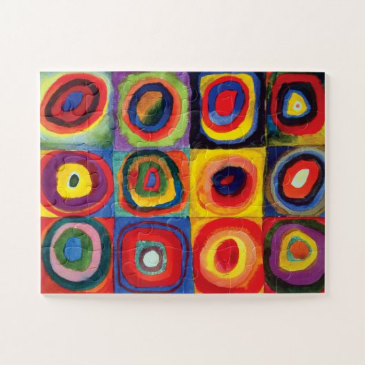 Colour Study van Wassily Kandinsky Legpuzzel (Horizontaal)