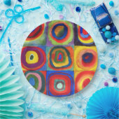 Colour Study van Wassily Kandinsky Papieren Bordje (Feest)