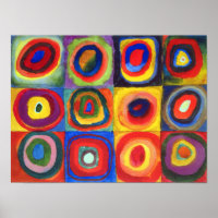 Colour Study van Wassily Kandinsky