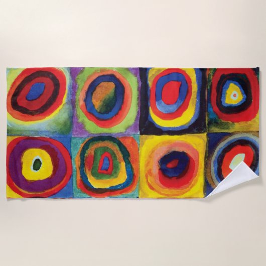 Colour Study van Wassily Kandinsky Strandlaken (Voorkant)