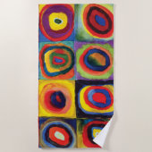 Colour Study van Wassily Kandinsky Strandlaken (Voorkant)
