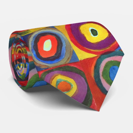 Colour Study van Wassily Kandinsky Stropdas (Opgerold)