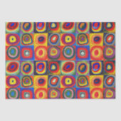 Colour Study van Wassily Kandinsky Tissuepapier (Voorkant)