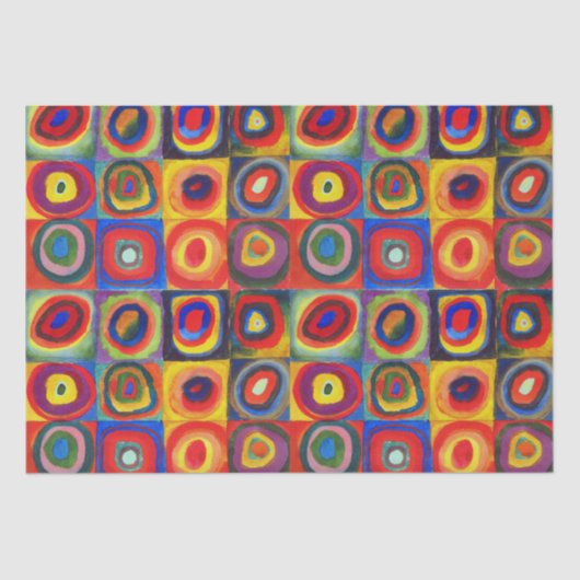 Colour Study van Wassily Kandinsky Tissuepapier (Voorkant)