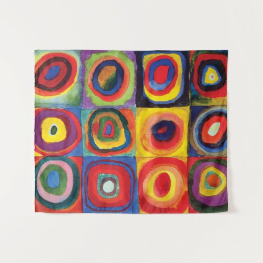 Colour Study van Wassily Kandinsky Wandkleed (Voorkant (horizontaal))