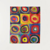 Colour Study van Wassily Kandinsky Wandkleed (Voorkant)