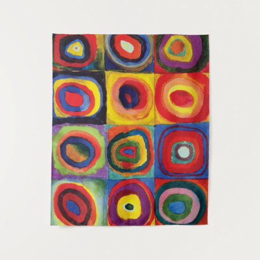 Colour Study van Wassily Kandinsky Wandkleed (Voorkant)