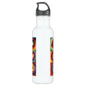 Colour Study van Wassily Kandinsky Waterfles (Achterkant)