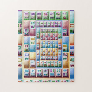 Colour Tiles Puzzle Legpuzzel