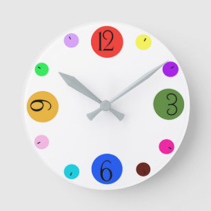 Colour Time Ronde Klok