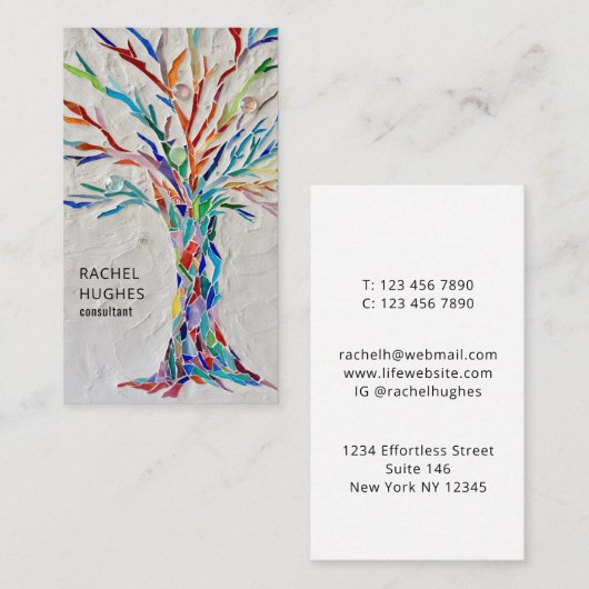 Colour Tree Consultant Visitekaartje (Voorkant / Achterkant)