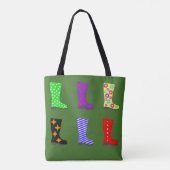 Colour Wellies Tote Bag (Achterkant)