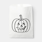 Colour-Your-Ewn Jack-O-Lantern Halloween Pumpkin Bedankzakje (Voorkant)