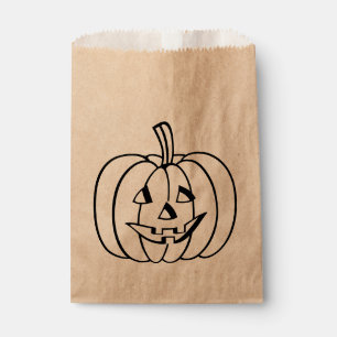 Colour-Your-Ewn Jack-O-Lantern Halloween Pumpkin Bedankzakje