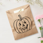 Colour-Your-Ewn Jack-O-Lantern Halloween Pumpkin Bedankzakje (Gezegeld)