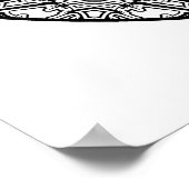 Colour Yourself Mandala Poster Abstracte vormen Ku (Hoek)