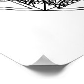 Colour Yourself Mandala Poster Art Peacocks vogels (Hoek)