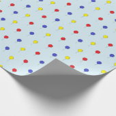 Coloured globes cadeaupapier (Hoek)