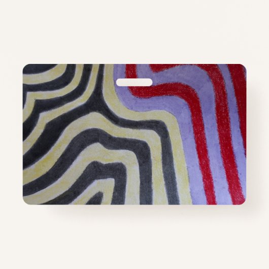 Coloured Waves Badge (Voorkant)