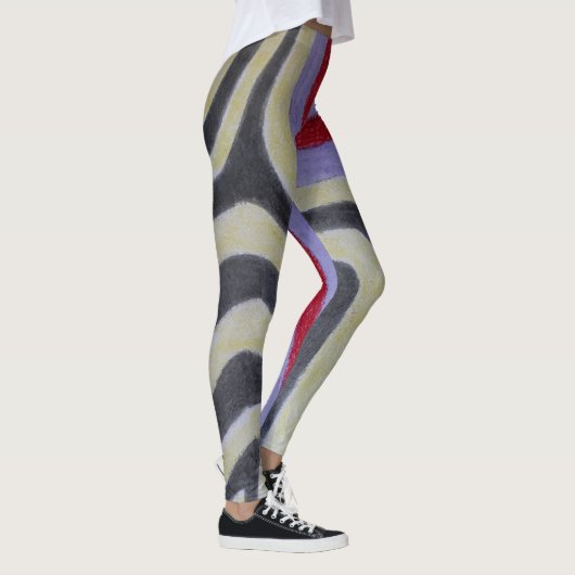 Coloured Waves Leggings (Rechts)