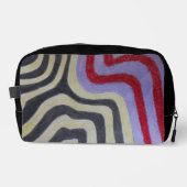 Coloured Waves Print Cut Sew Bag Toilettasje (Voorkant)