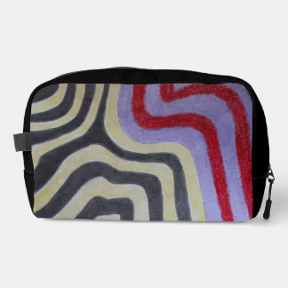 Coloured Waves Print Cut Sew Bag Toilettasje