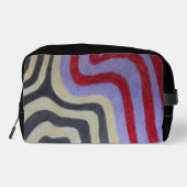 Coloured Waves Print Cut Sew Bag Toilettasje (Achterkant)