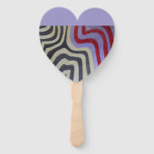 Coloured Waves Set of Fans Handwaaier (Achterkant)