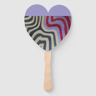 Coloured Waves Set of Fans Handwaaier