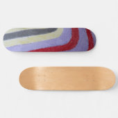 Coloured Waves Skateboard (Horizontaal)