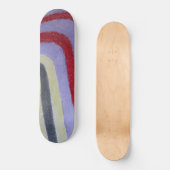 Coloured Waves Skateboard (Voorkant)